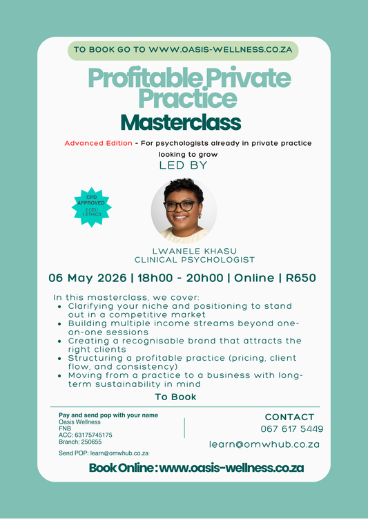 [ONLINE] Advanced: Building a Profitable Private Practice (for Psychologists) - 06 May 18h00
