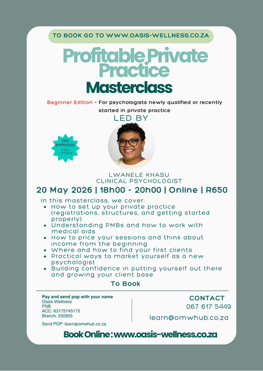 [ONLINE] Beginner Edition: Starting Your Private Practice (for Psychologists) - 20 May